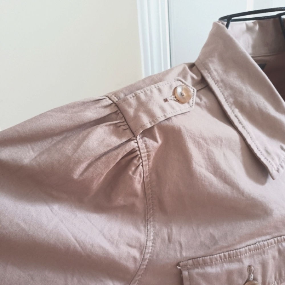 Torrid Cotton Cropped Jacket Chest Pockets size 18-20 - Picture 12 of 17